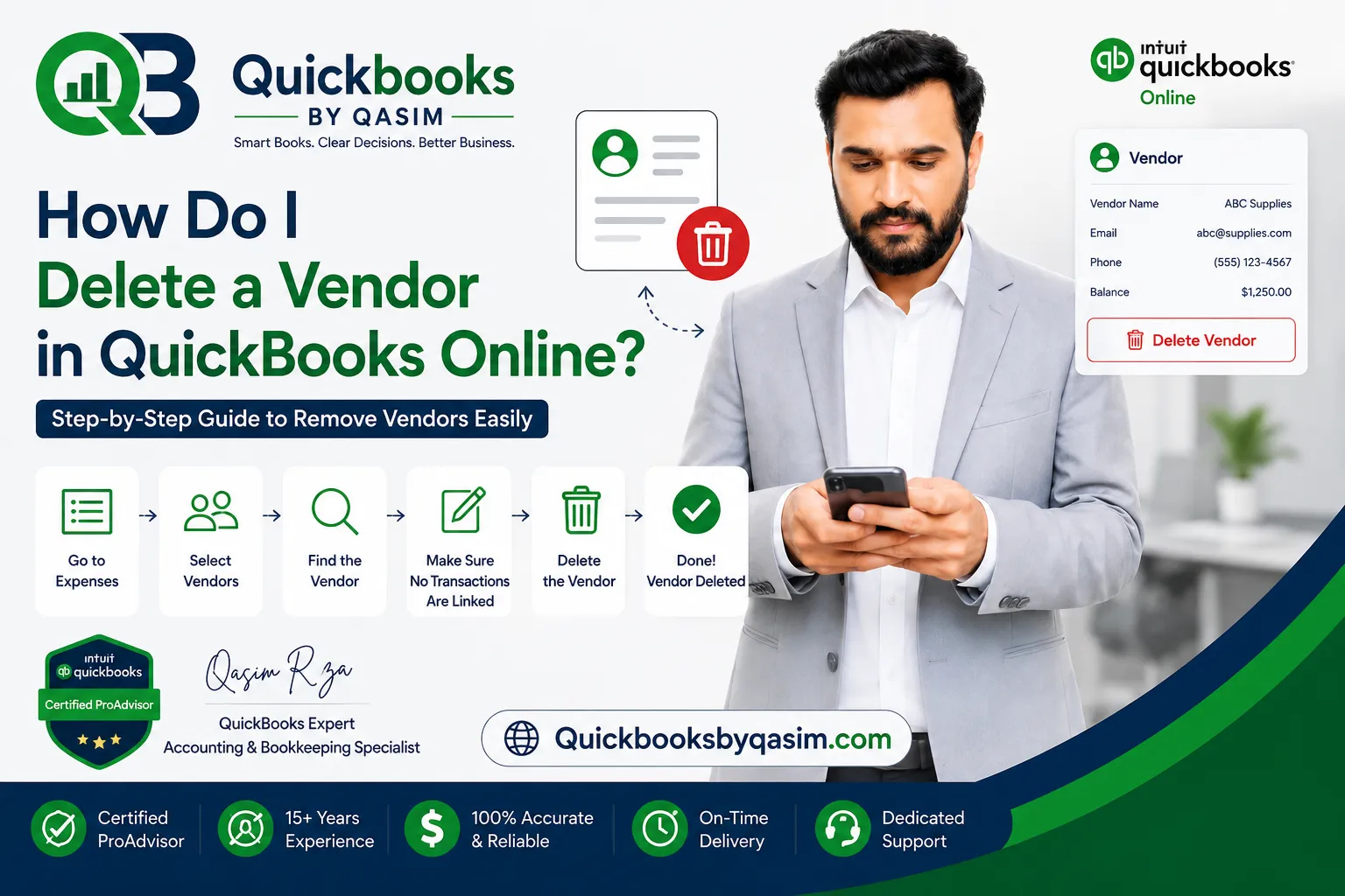 How Do I Delete a Vendor in QuickBooks Online
