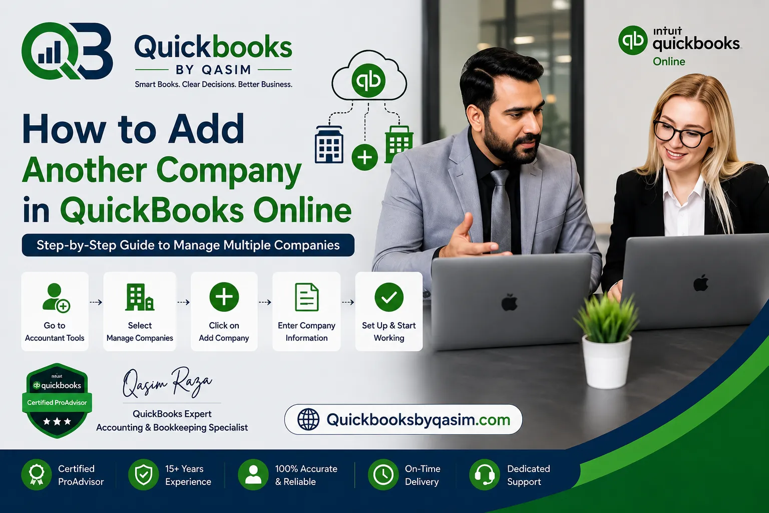 How to Add Another Company in QuickBooks Online ?