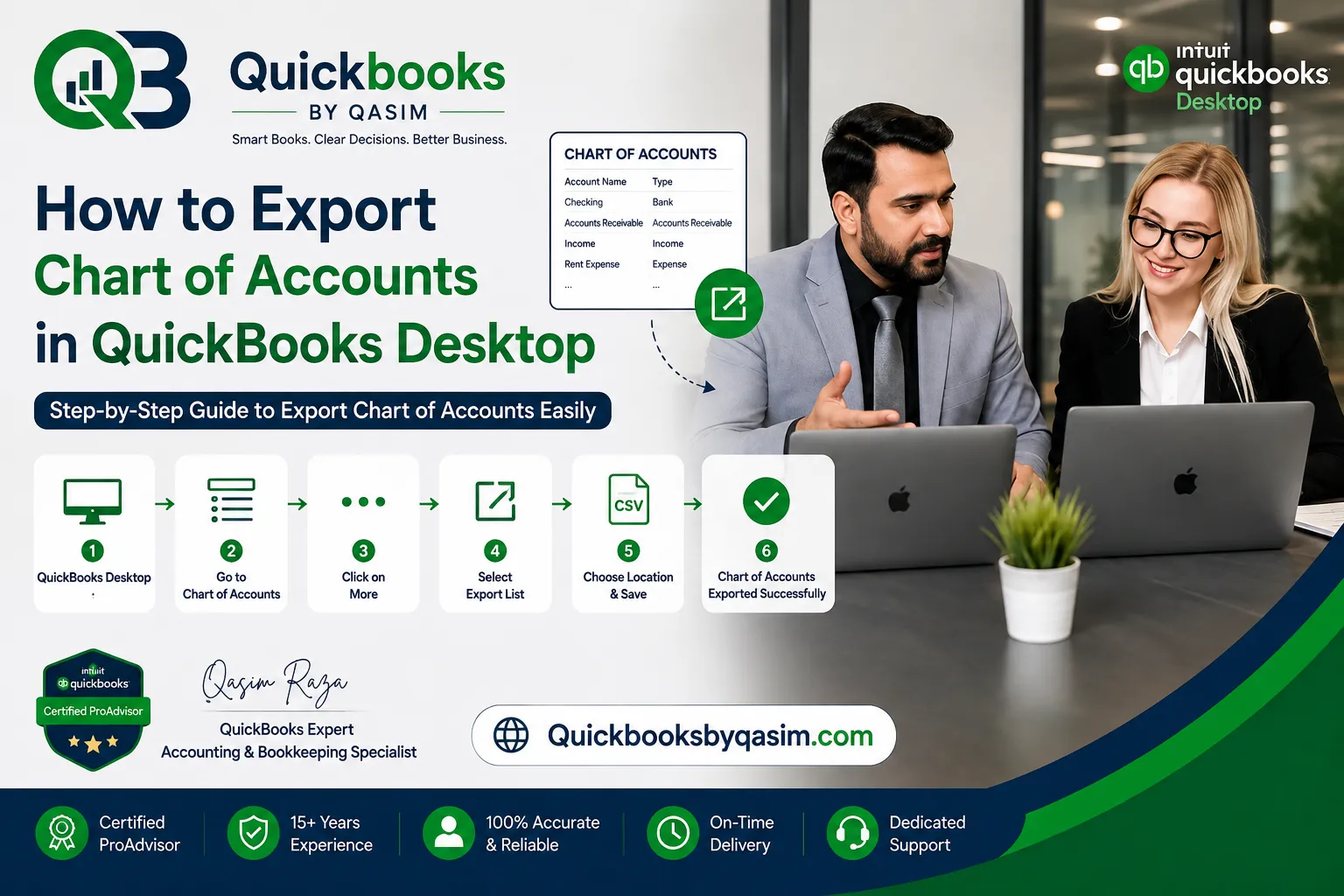 How to Export Chart of Accounts in QuickBooks Desktop