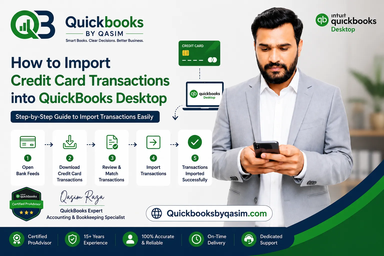 How to Import Credit Card Transactions into QuickBooks Desktop