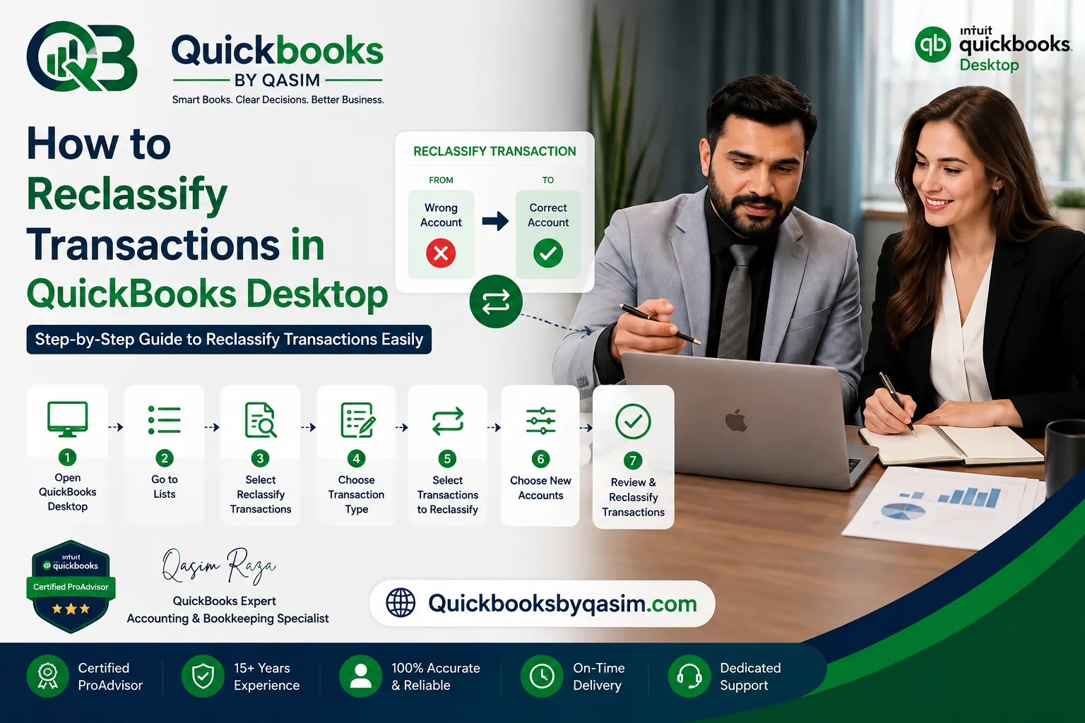 How to Reclassify Transactions in QuickBooks Desktop
